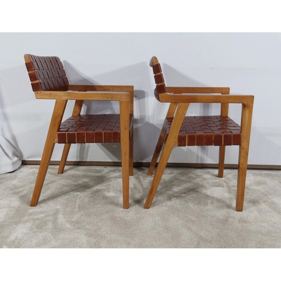 Image 1 of Paar vintage "Boss" fauteuils van O. De Schrijver