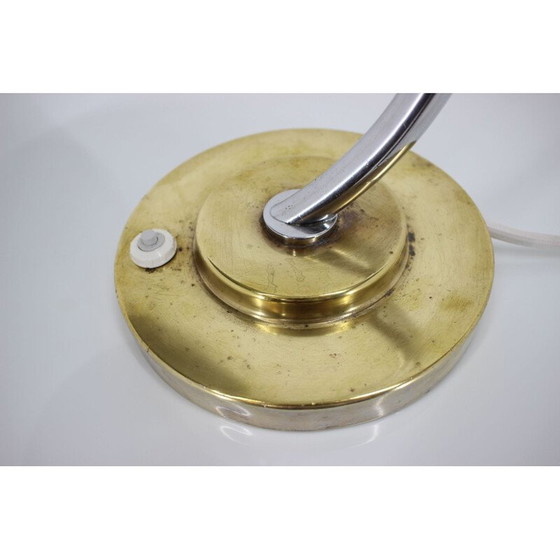 Image 1 of Vintage metalen lamp, Tsjecho-Slowakije 1950