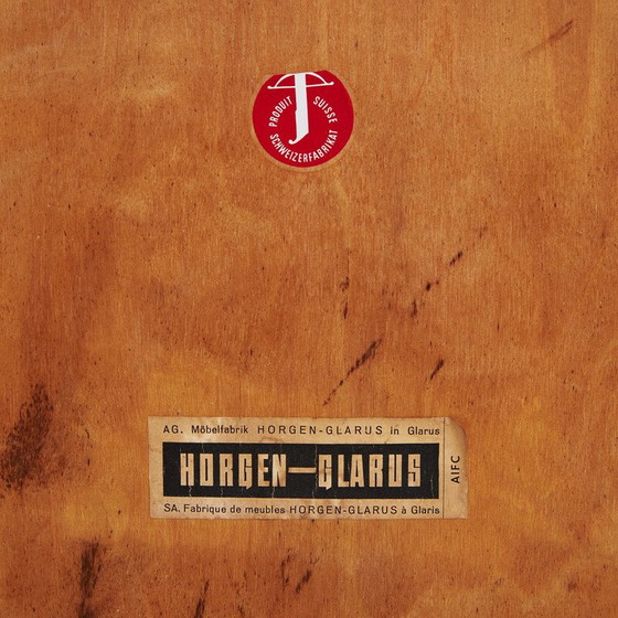 Image 1 of Vintage Horgen Glarus beuken stoel, 1960