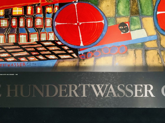 Image 1 of Friedensreich Hundertwasser: "Träumender Lastwagenfahrer Mit Seinen Häusern 1952“ 