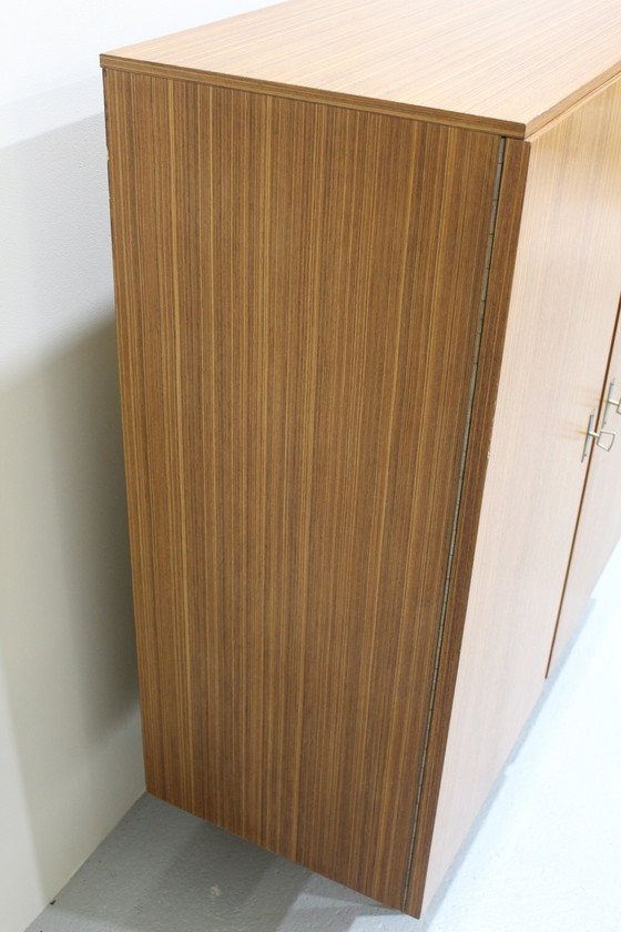 Image 1 of Vintage Middelhoge Kast, Archiefkast, Highboard - Teak, Jaren '60