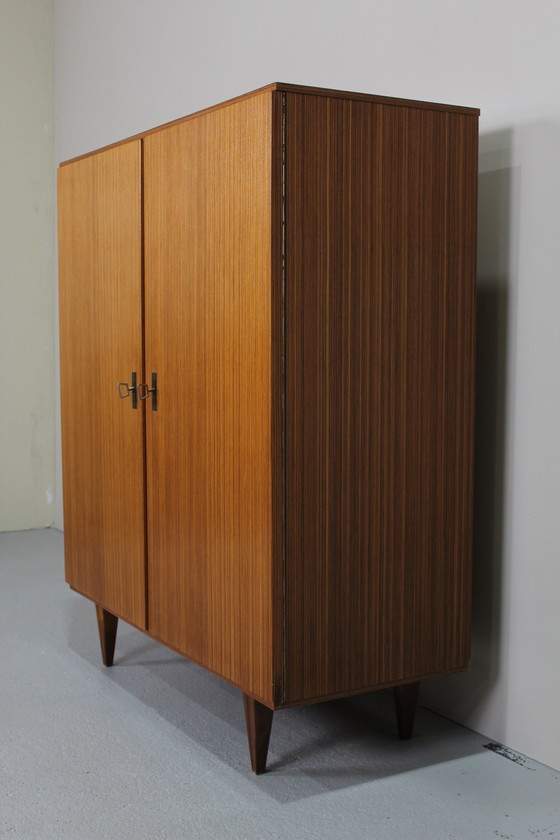 Image 1 of Vintage Middelhoge Kast, Archiefkast, Highboard - Teak, Jaren '60