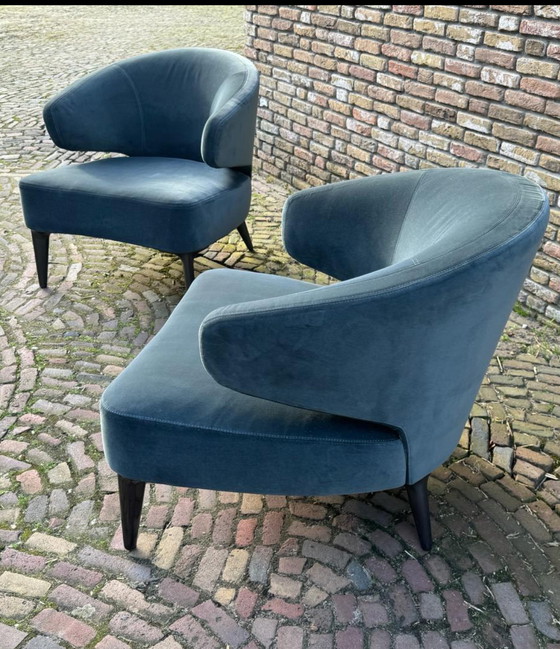 Image 1 of 1x Minotti fauteuils Aston met armleuning