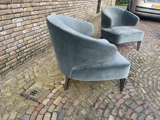 Image 1 of 1x Minotti fauteuils Aston met armleuning