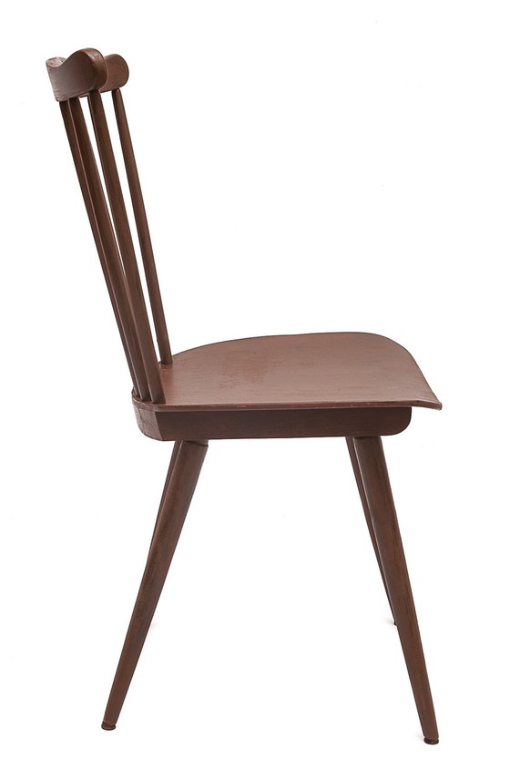 Image 1 of Paar oude bistrostoelen, 1950