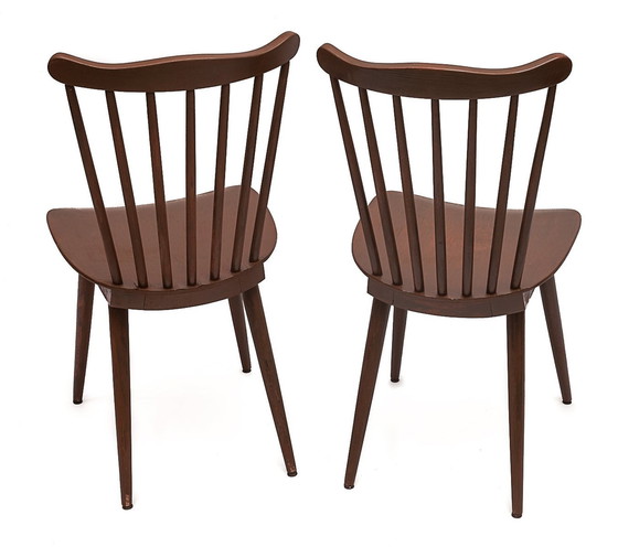 Image 1 of Paar oude bistrostoelen, 1950