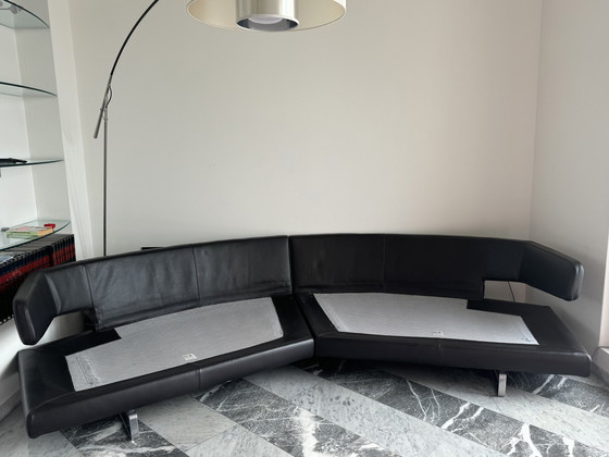 Image 1 of B&B Italia Design Bank Lounge Bank Leder Donkerbruin