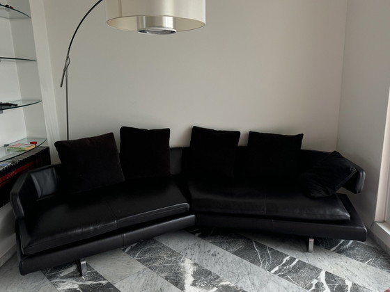 Image 1 of B&B Italia Design Bank Lounge Bank Leder Donkerbruin