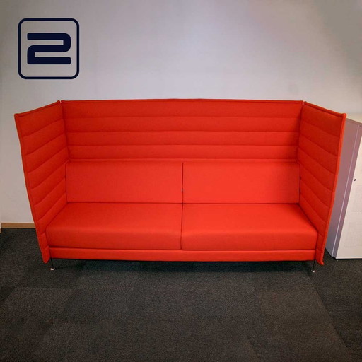 1X Vitra Alcove High Zitbank 3-Zit