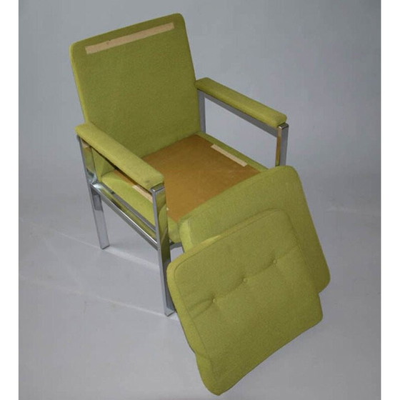 Image 1 of Paar vintage chromen fauteuils van Milo Baughman, 1970