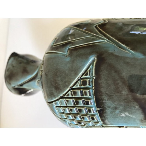 Image 1 of Vintage keramische kan van Huguette Bessone, 1960