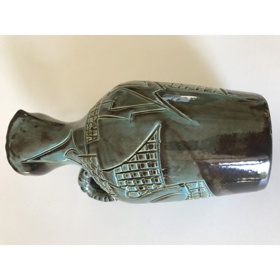 Image 1 of Vintage keramische kan van Huguette Bessone, 1960