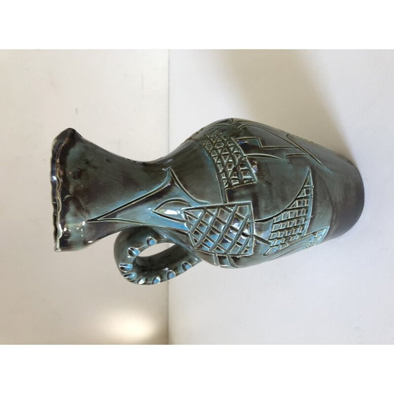 Image 1 of Vintage keramische kan van Huguette Bessone, 1960