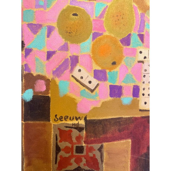 Image 1 of Vintage schilderij van Jos Seeuws, België 1970