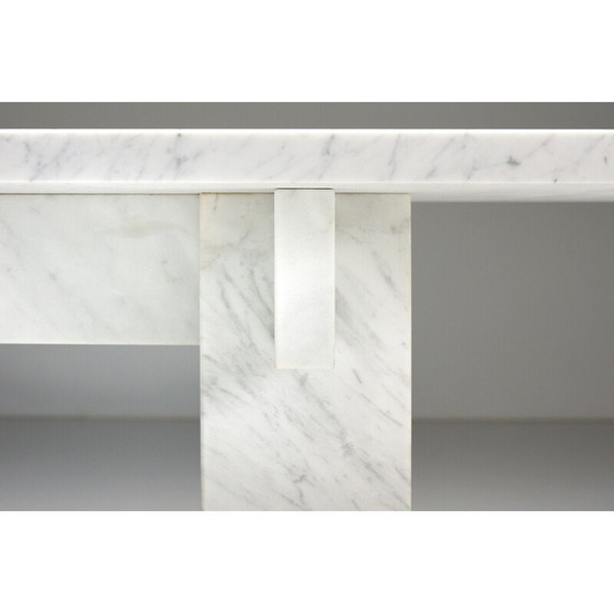 Image 1 of Vintage tafel in Carrara marmer, Italië 1970
