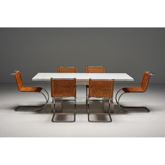 Image 1 of Vintage tafel in Carrara marmer, Italië 1970