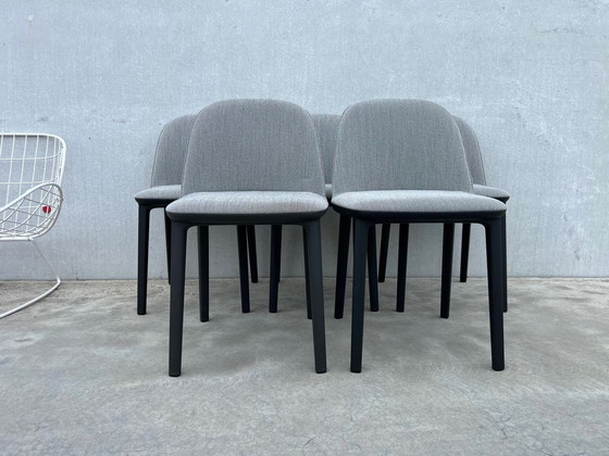 Image 1 of 5 X Vitra Softshell Side Chairs