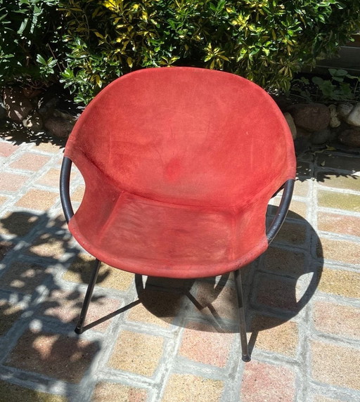 Vintage Ballonfauteuil Van Lusch En Co