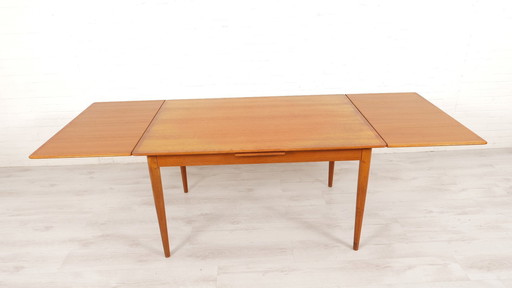 Vintage Eettafel | Uitschuifbaar | Teak | 130 Cm