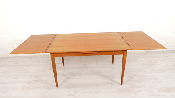 Image 1 of Vintage Eettafel | Uitschuifbaar | Teak | 130 Cm