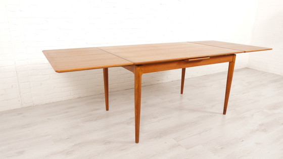 Image 1 of Vintage Eettafel | Uitschuifbaar | Teak | 130 Cm