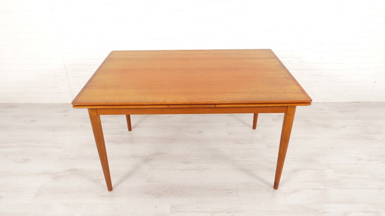 Image 1 of Vintage Eettafel | Uitschuifbaar | Teak | 130 Cm