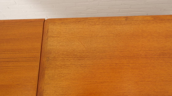 Image 1 of Vintage Eettafel | Uitschuifbaar | Teak | 130 Cm