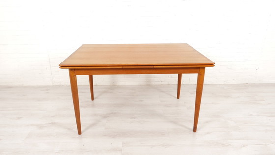 Image 1 of Vintage Eettafel | Uitschuifbaar | Teak | 130 Cm