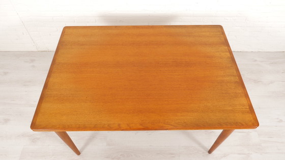 Image 1 of Vintage Eettafel | Uitschuifbaar | Teak | 130 Cm