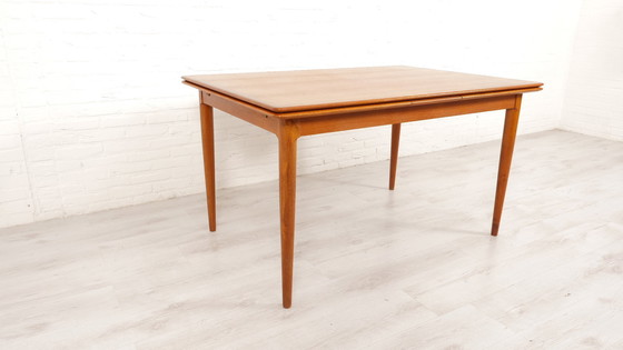 Image 1 of Vintage Eettafel | Uitschuifbaar | Teak | 130 Cm