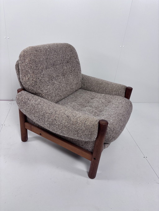 Vintage Stoel Easy Chair Teak Fauteuil 1