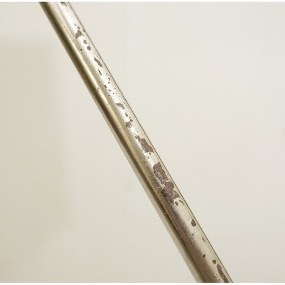 Image 1 of Mid Century vloerlamp met zwart glazen tafeltje