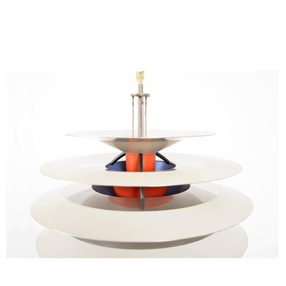 Image 1 of Vintage Kontrast hanglamp in geborsteld aluminium van Poul Henningsen voor Louis Poulsen, Denemarken 1960