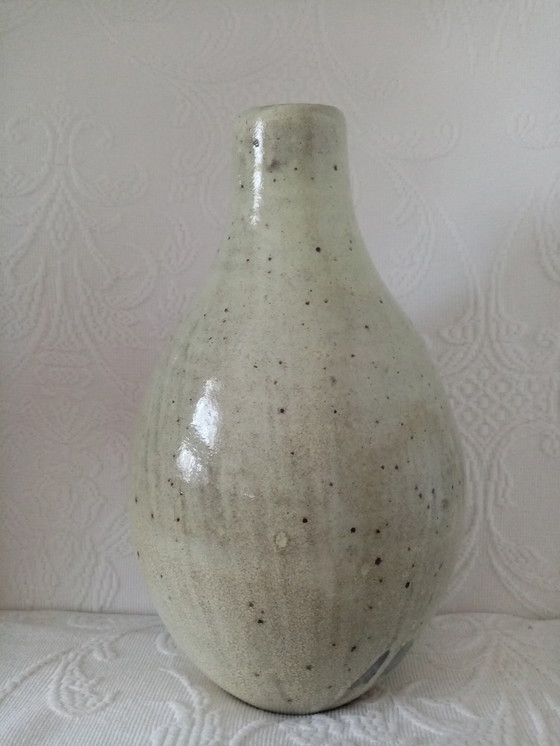 Image 1 of Herman Zaalberg Nederlandse Monochrome Keramische Vaas 50S (25.50Cm)