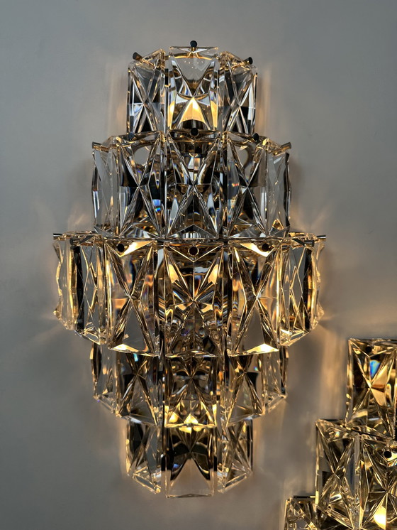 Image 1 of 2x Vintage Kinkeldey wandlampen