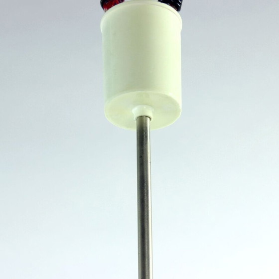 Image 1 of Vintage hanglamp in crème opaline van Elektrosvit, Tsjecho-Slowakije 1950