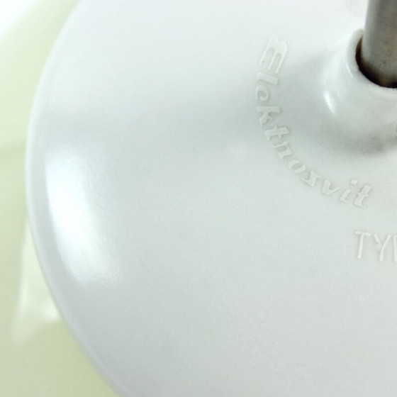 Image 1 of Vintage hanglamp in crème opaline van Elektrosvit, Tsjecho-Slowakije 1950