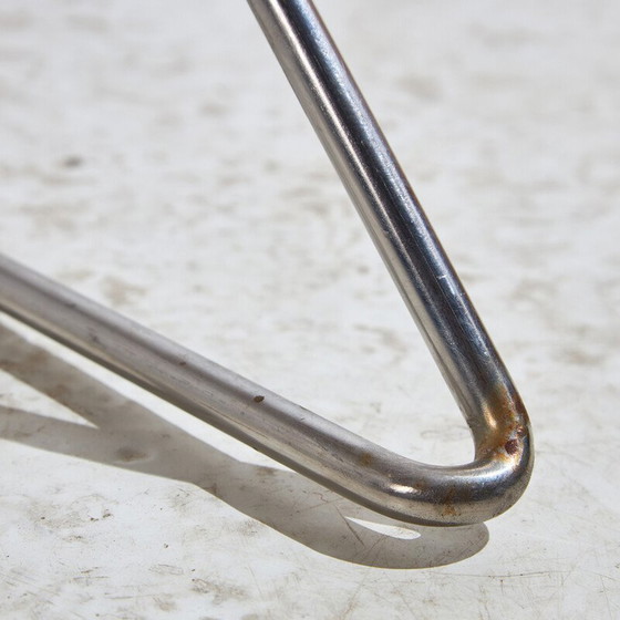 Image 1 of Vintage "Kreuzschwinger" stalen stoel door Till Behrens voor Schlubach, 1980