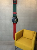 XL vintage wandklok - Swatch 1987