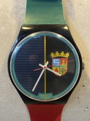 XL vintage wandklok - Swatch 1987