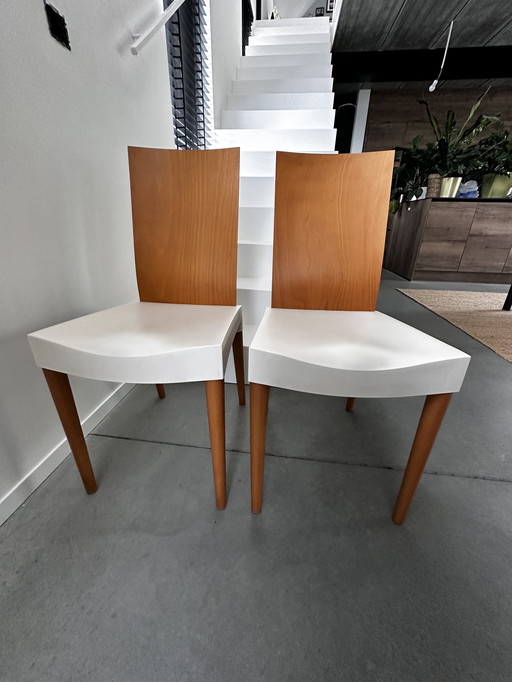 2x Kartell 'Miss Trip' stoel