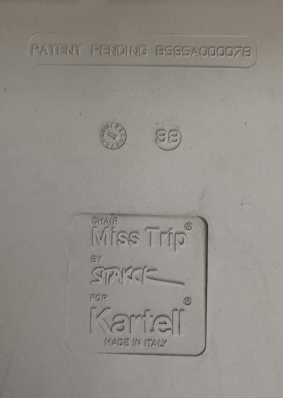 Image 1 of 2x Kartell 'Miss Trip' stoel