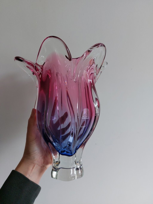 Kristallen floral vase