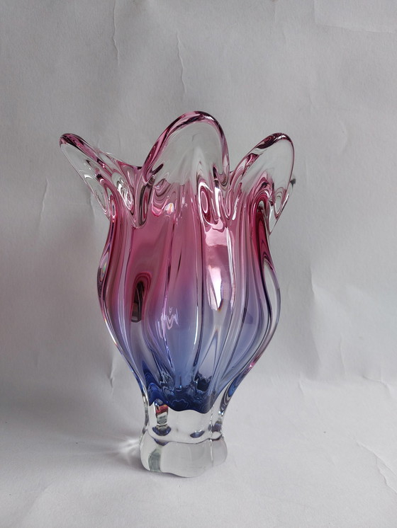 Image 1 of Kristallen floral vase