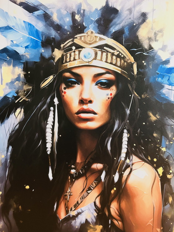 Image 1 of Giclee Chroma - Golden Sioux