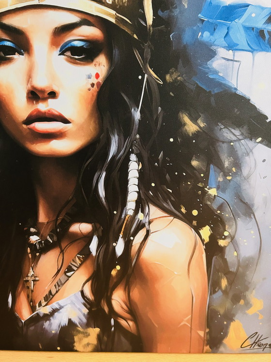 Image 1 of Giclee Chroma - Golden Sioux