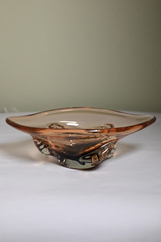 Image 1 of Vintage glazen schaal