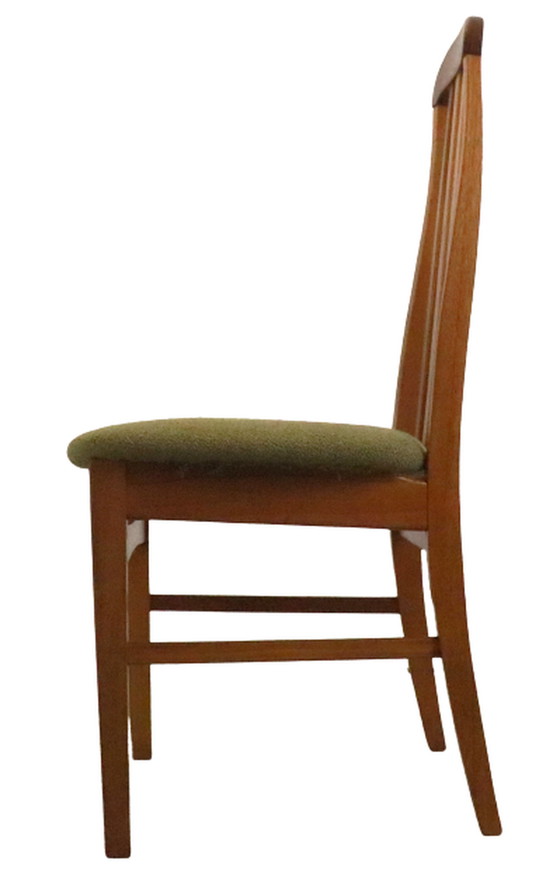 Image 1 of 4x Jentique 'Langsett' stoel vintage 