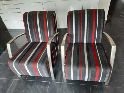 2 x design stoeltjes