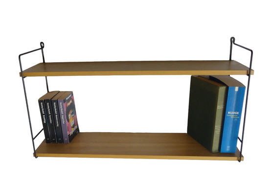 Image 1 of Boekenkast wandplank beukenhout vergelijkbaar
